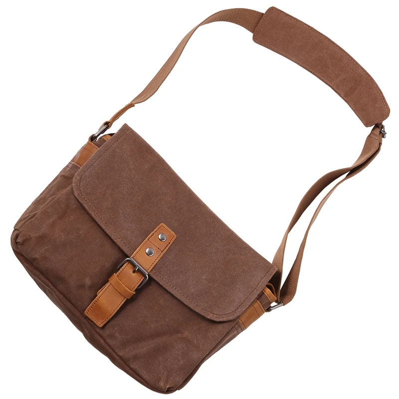 

ABGN Retro Waterproof Camera Bag Photography Packages Dslr Shoulder Sling Case For Sony Nikon Canon Canvas Mini Single Messenger