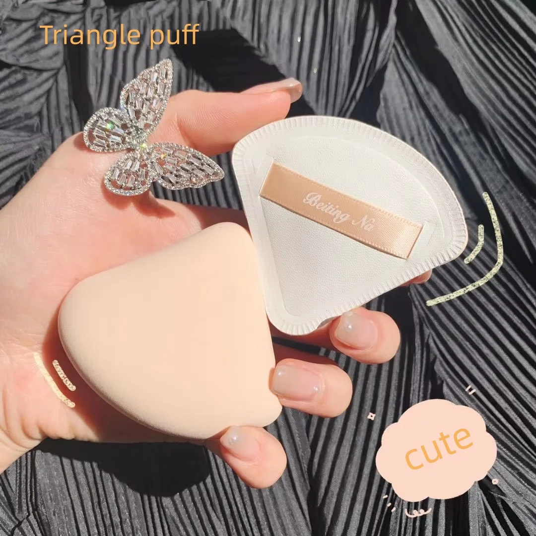 Trockener, nasser, verwendbarer Make-up-Kosmetikquaste, Schwammkissenquaste für Foundation-Puder, weich und niedlich