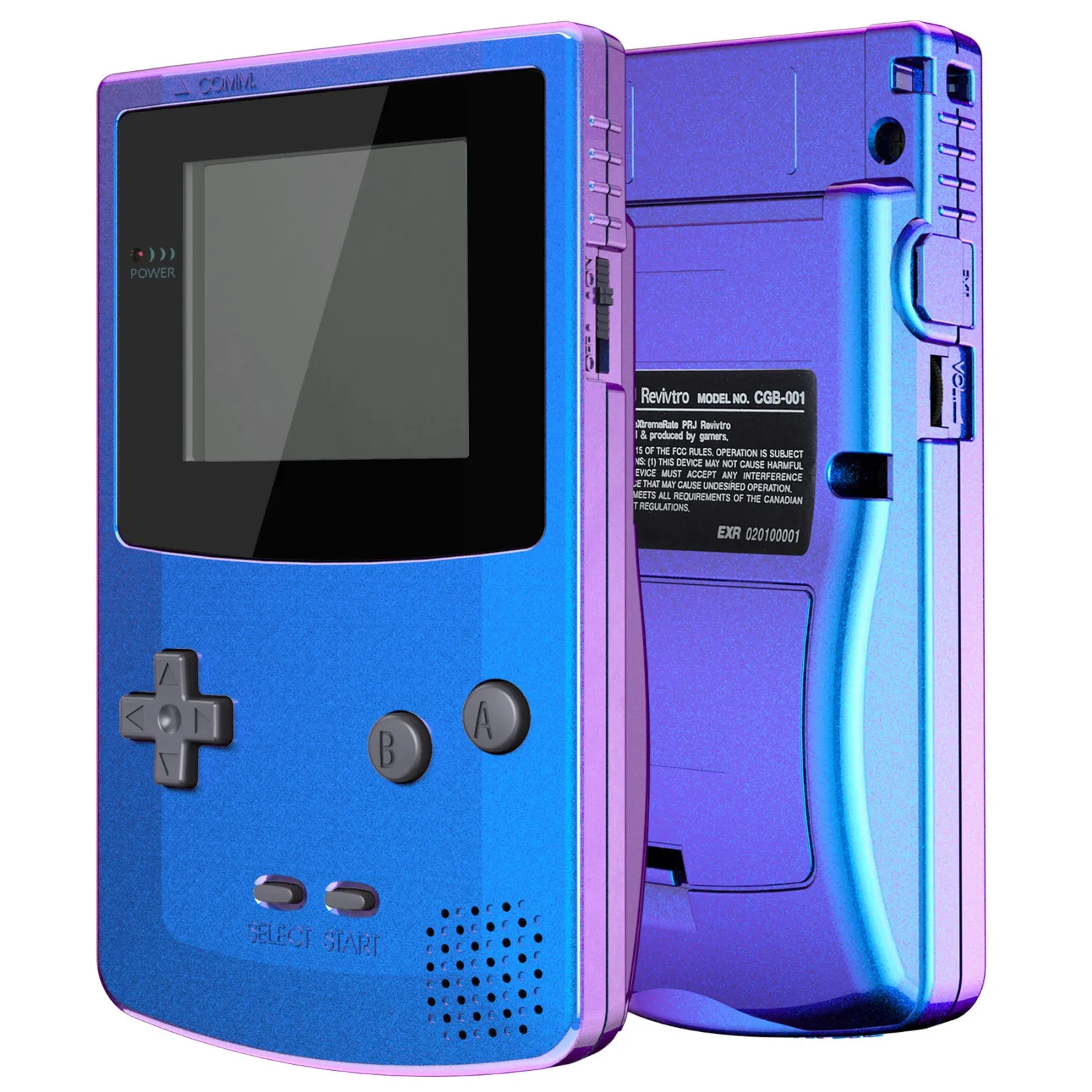 eXtremeRate IPS Ready Upgraded Full Housing Cover Shell with Buttons for Gameboy Color for GBC - Fit for GBC OSD IPS