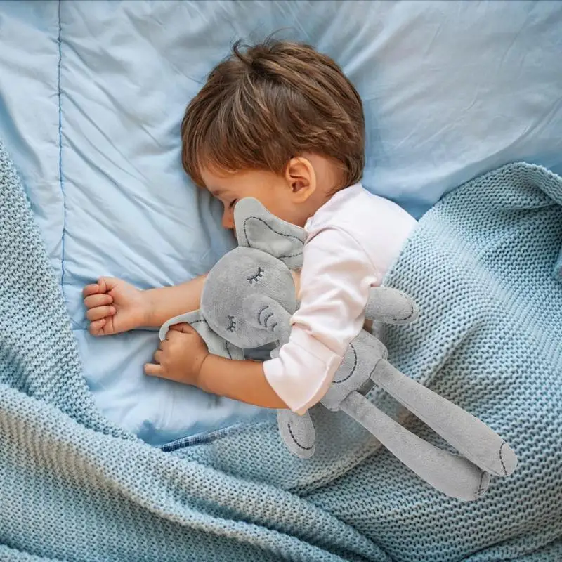 Sleeping Stuffed Animal Cute Cartoon Rabbit Elephant Baby Sleep Toy Soft 20.47 Inches Calming Stuffed Animal Baby Sleep Aid