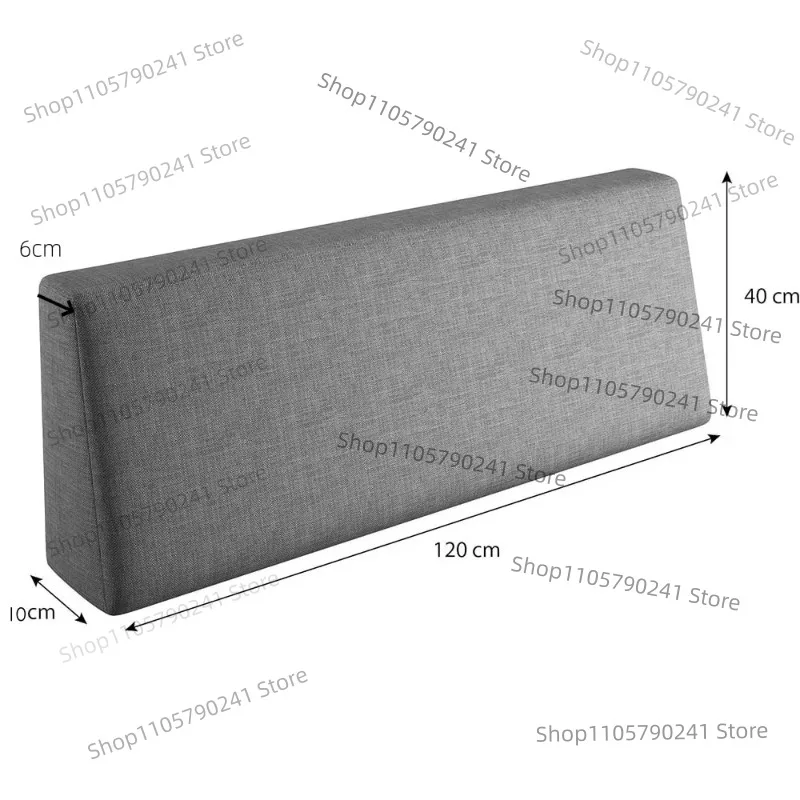 Custom Bench Cushion Backrest Chair Seat Pad Bay Window Indoor Outdoor For Garden Swing Furniture