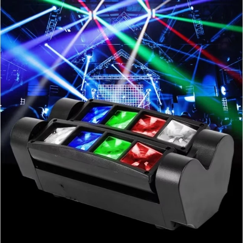 

Mini Light Emitting Diode Spider Light Mobile Headlight Voice Control Flash Lighting
