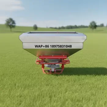 Ex-factory price Agricultural machinery 800kg 1500kg Double plate Stainless steel Agricultural fertilizer Sand salt spreader