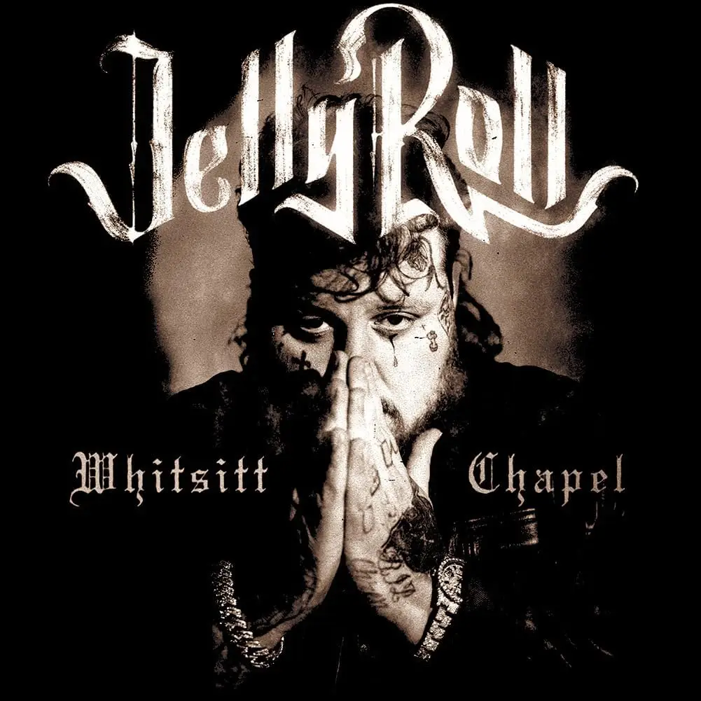 Jelly Roll Jr. Whitsitt Chapel Mens Black Short Sleeve T Shirt Vintage Style Country Music Graphic Tees