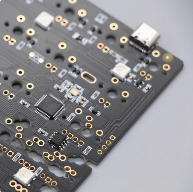 Customized GH60PCB QMK Via Left Shift 64 Mechanical Keyboard Poker DIY Annie AMJ Satan image 2