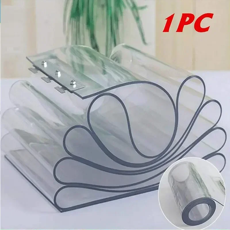 PVC Door Curtain, Soft Transparent Air Conditioning, Soft Curtain Hanging, Curtain Screen Partition, Thermal and Windproof