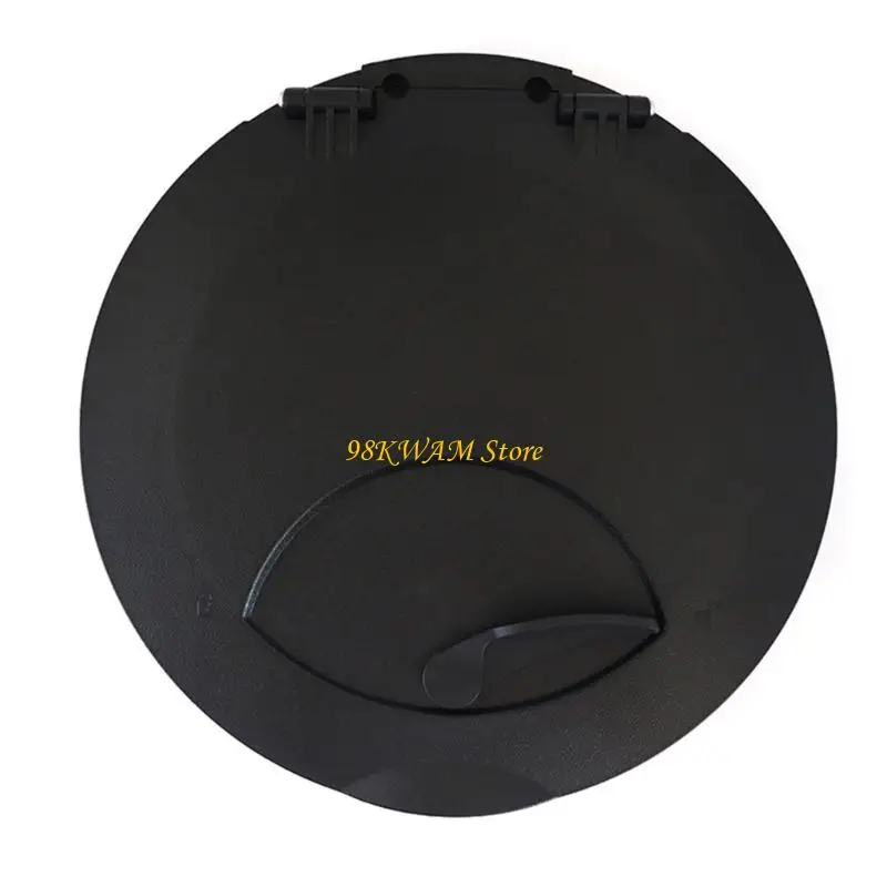 9 Inch Round Deck Plate Cover Clip-In Hatches Storage Lid for Compartment Access, Water-Resistant Opening Cover for Small 68UF