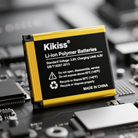Kikiss Battery For TWS Bluetooth Headset I7 I9S I10 I12 MP3 MP4 GPS Toy,401010,90Mah