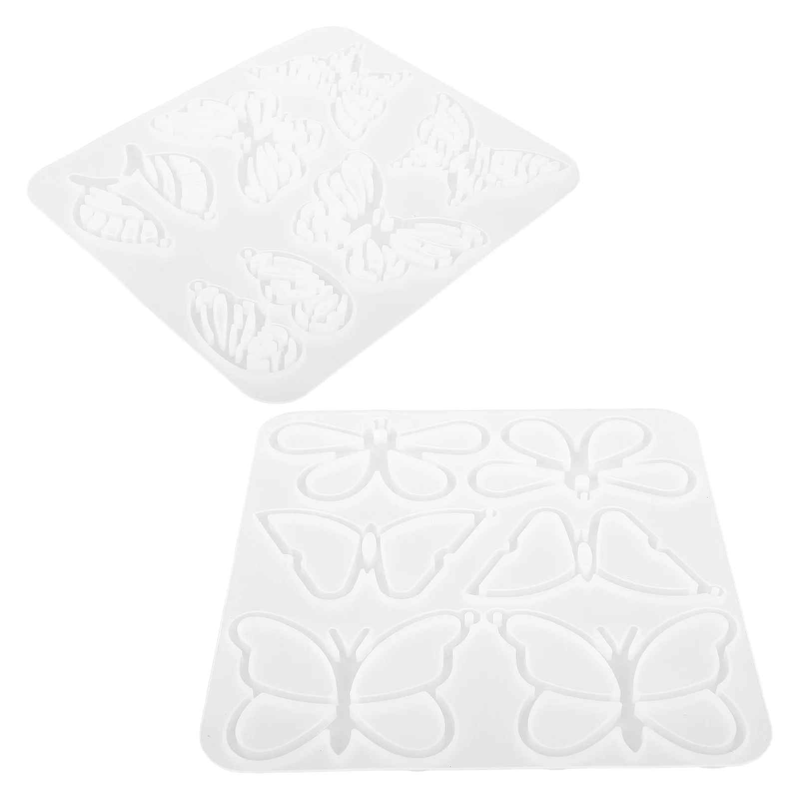

152 Pieces Earring Mold Silicone Jewelry Silicone Molds Earrings Molds DIY Resin Pendant Accessories White FlexibleReusable