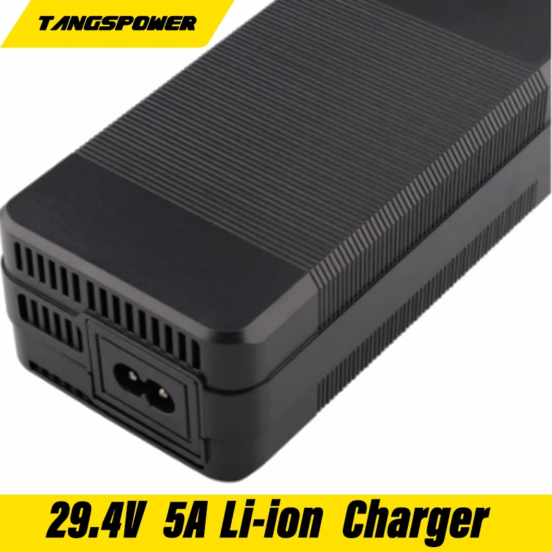 29.4V 5A Lithium Battery Charger 7S 24V 5A Li-ion Battery Pack Charger Power tool charger Fast charging