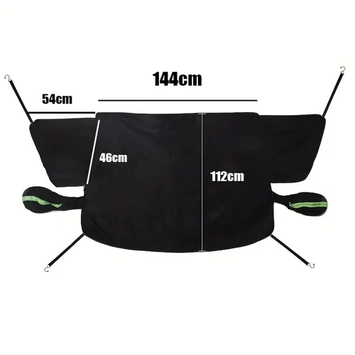 Imagen 2 del producto Parasol de nieve para parabrisas de coche, Protector impermeable, cubierta para parabrisas delantero, parasol de doble uso para verano e invierno, sombreado para nieve