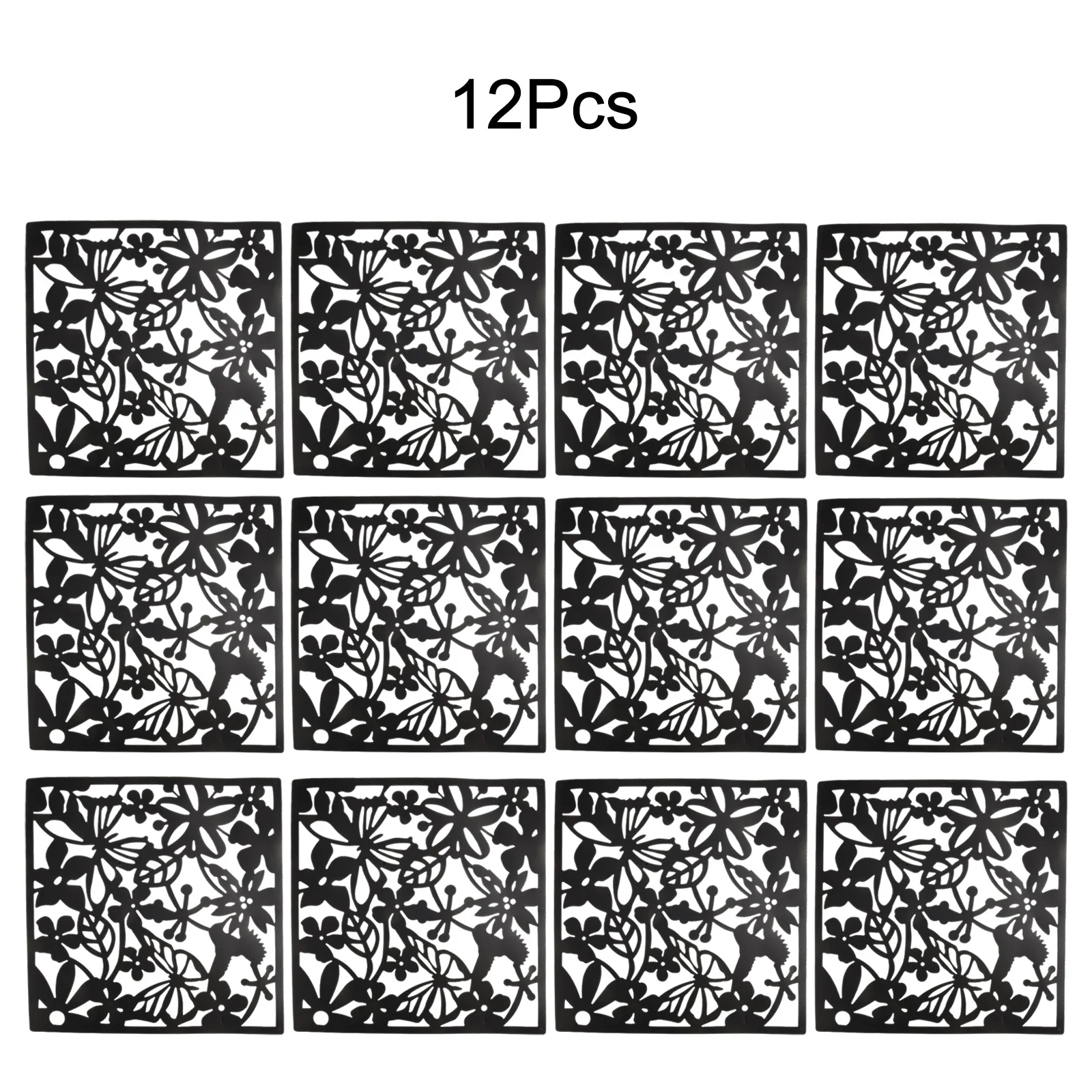 12 Pack Hollow Room Divider Panels Carved Hollow Hanging Screen Panels Hanging Screen Partitions For Home Office Wall Art Decor