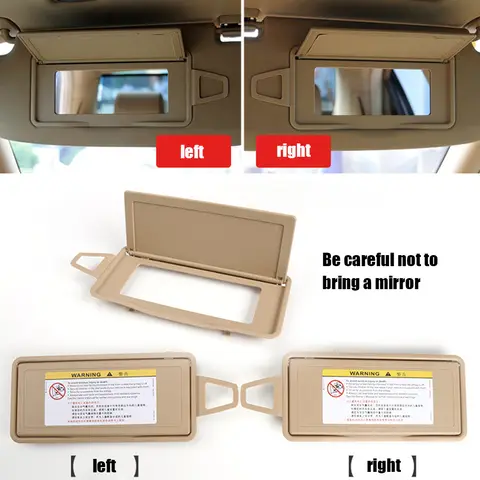 Pare-soleil de voiture, miroir cosmétique de maquillage pour Mercedes Benz GL ML GLE GLS A B C E W166 W292 W176 W246 W205 W213 1668100110