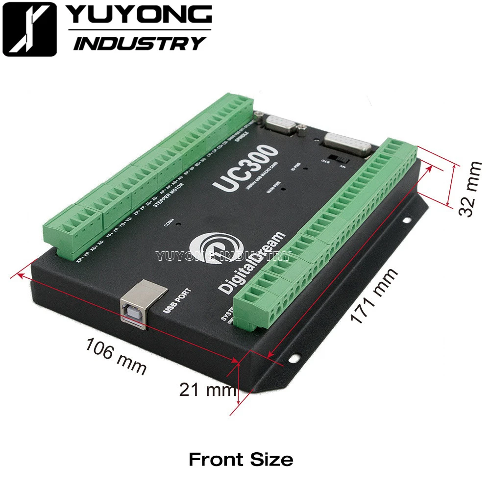 USB Mach3 CNC Controller UC300 NVUM upgrade 3 / 4 / 5 / 6 Axis motion Control Card for CNC milling machine