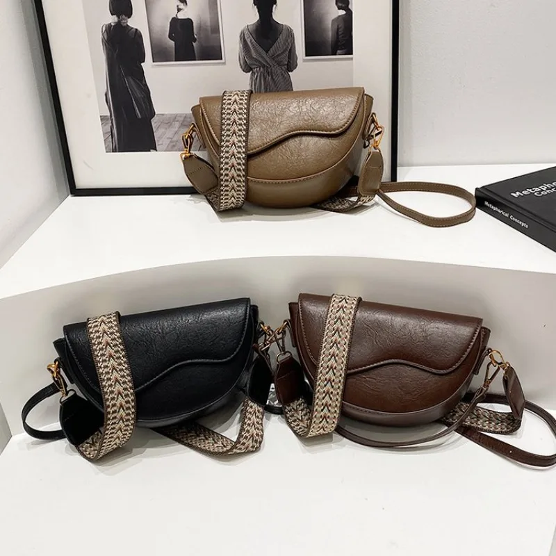 Trendy Designer Women Crossbody Bag Elegant Leather Tote Luxury Large Capacity Diaper Bag For Shopping Commuter Simple Chic