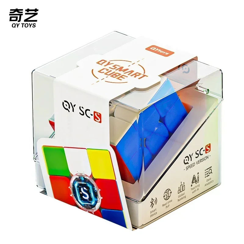 [Picube] QiYi Smart Cube 3x3 AI Magnetic Magic Cube 3x3x3 Bluetooth Cubo Intelligent Cubes Magnetic Professional Fidget Toy