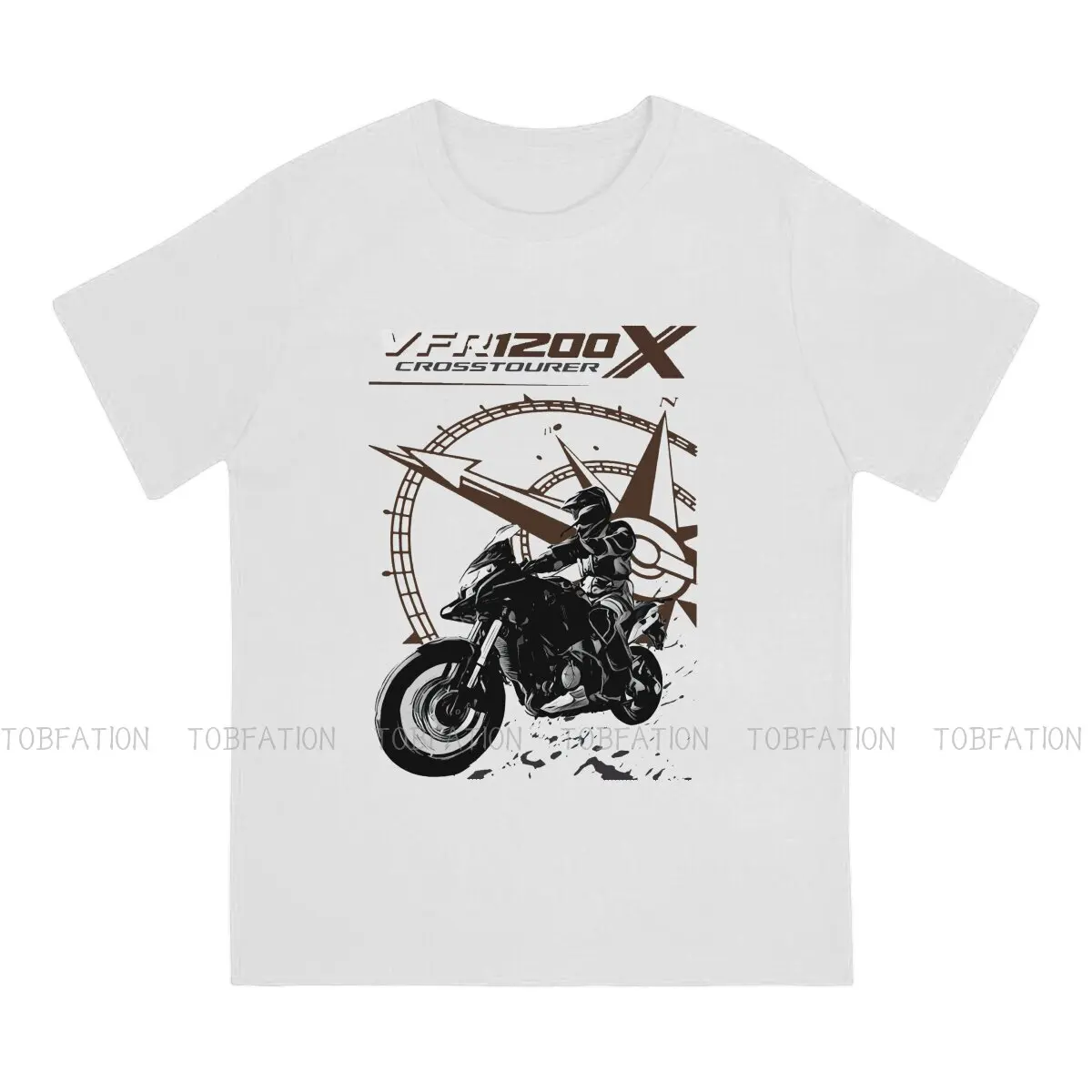 Adventure Motorcycle Tour 1200 X Crosstoure  Tshirt Top Graphic Men Vintage Homme Summer Clothing Cotton Harajuku T Shirt