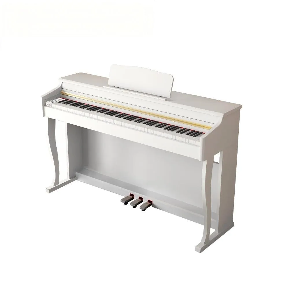 Upright Digital Piano 88 Key Weighted Touch‑Sensitive Keyboard 3 Pedals Built‑In Speaker 256 Polyphony for School Home Use