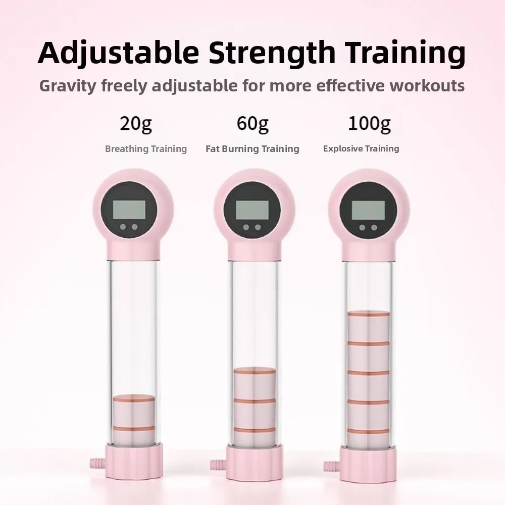 With Counter Counter Breathing Exercise Device Skin Improve Feature Digital Display Abdominal Muscle Trainer