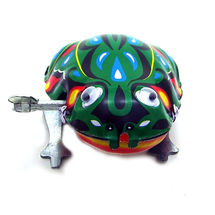 MS082 لايف العين الحديد الضفدع التجارة الخارجية طبعة الضفدع الرجعية الحنين اللعب الحرف الحديدية #3