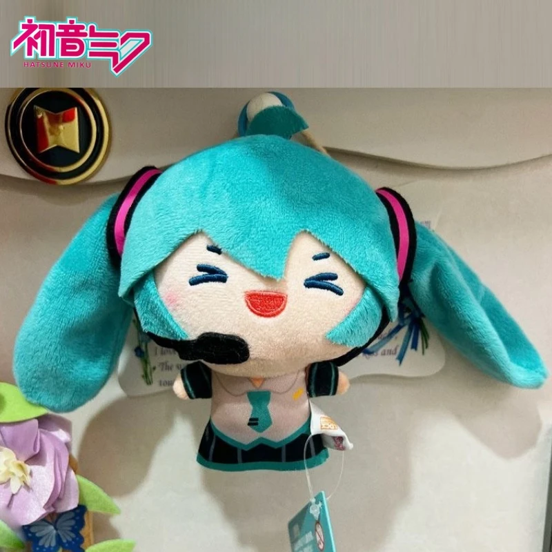 New Hot Hatsune Miku kawaii Horsetail Throwing Plush Doll fufu dual horsetail Peripheral Pendant Fufu Doll Birthday Gifts Toys