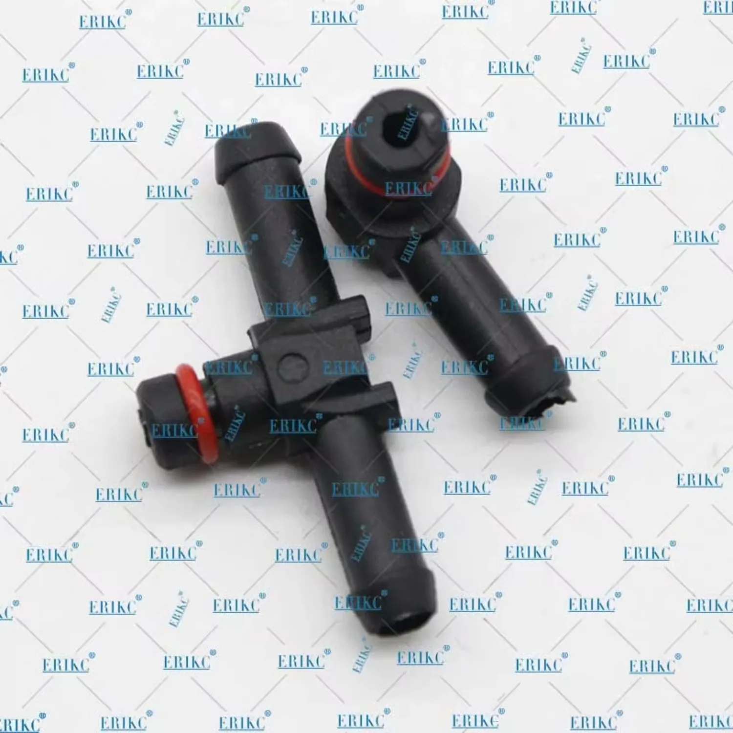 Two-way Three-way Joint Pipe Diesel Injector Return Oil Backflow Joint Pipe T and L Type Plastic Connector for Bosch Denso