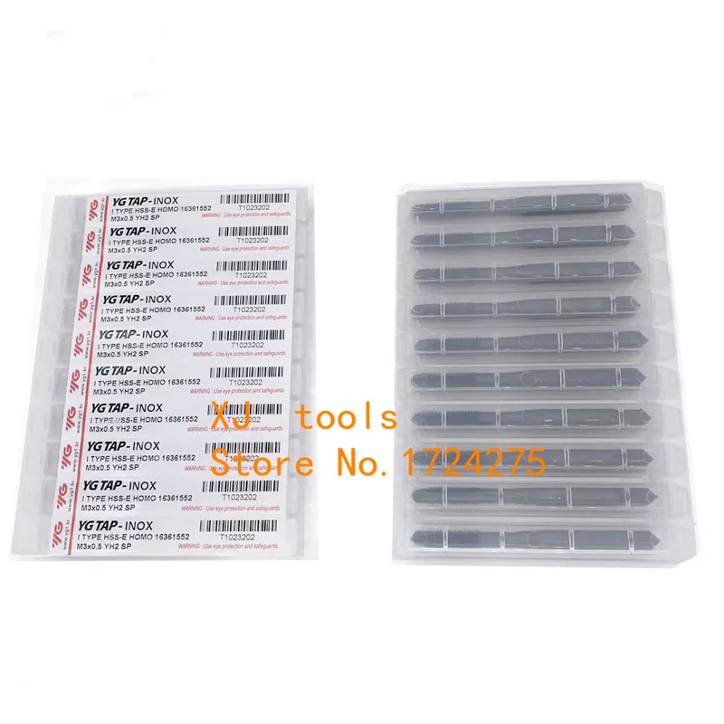 100% Original YG-1 T1023 HSS-EX Apex Tap M2 M2.5 M3 M3.5 M4 M5 M6 M7 M8 M10 M12 M14 M16 M18 M20 Processamento: Aço Inoxidável