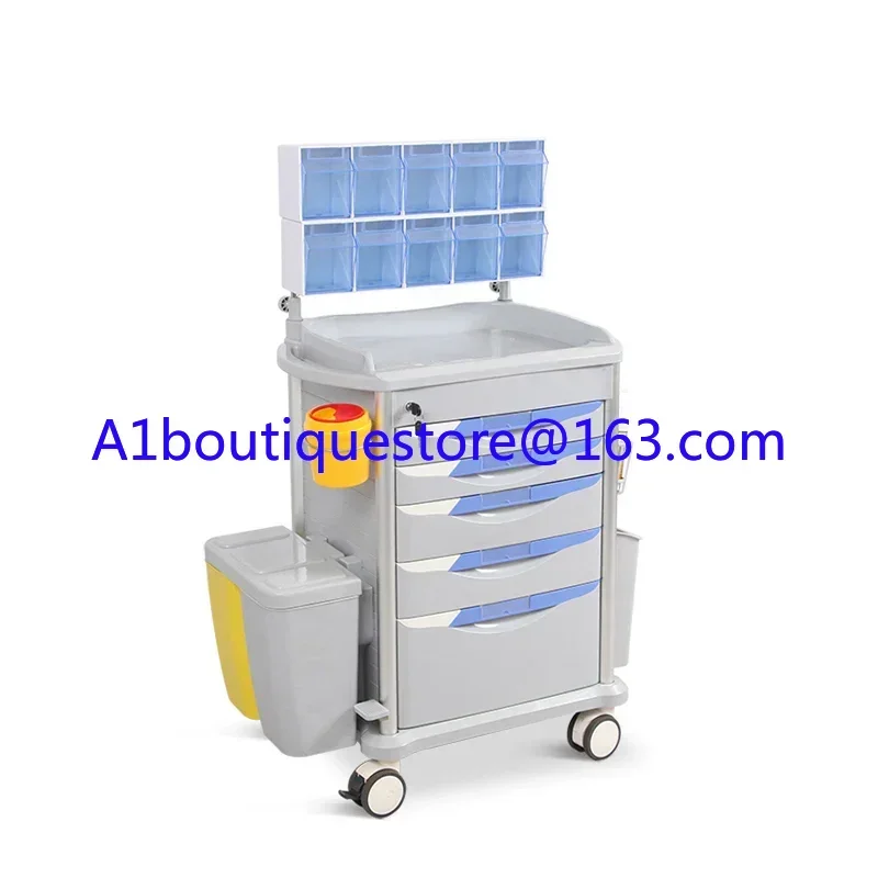 MGE-T11 Medige Factory Wholesale Clinic Hospital Service Anesthesia Drugs Medical Emergency Cart Trolley