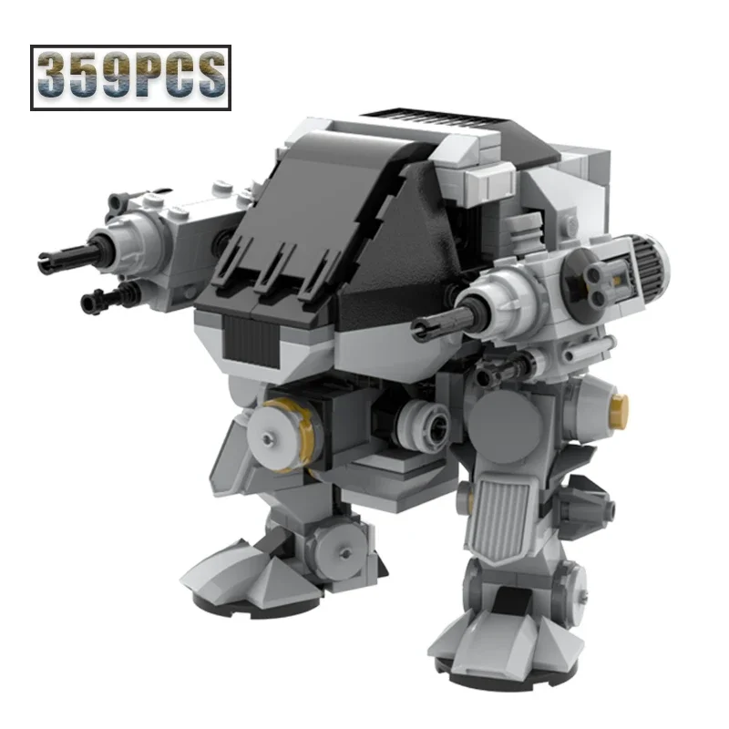 

NEW 359PCS ED-209 Box Sentry Model Building Kit Block Self-locking Bricks Birthday Christmas Gift