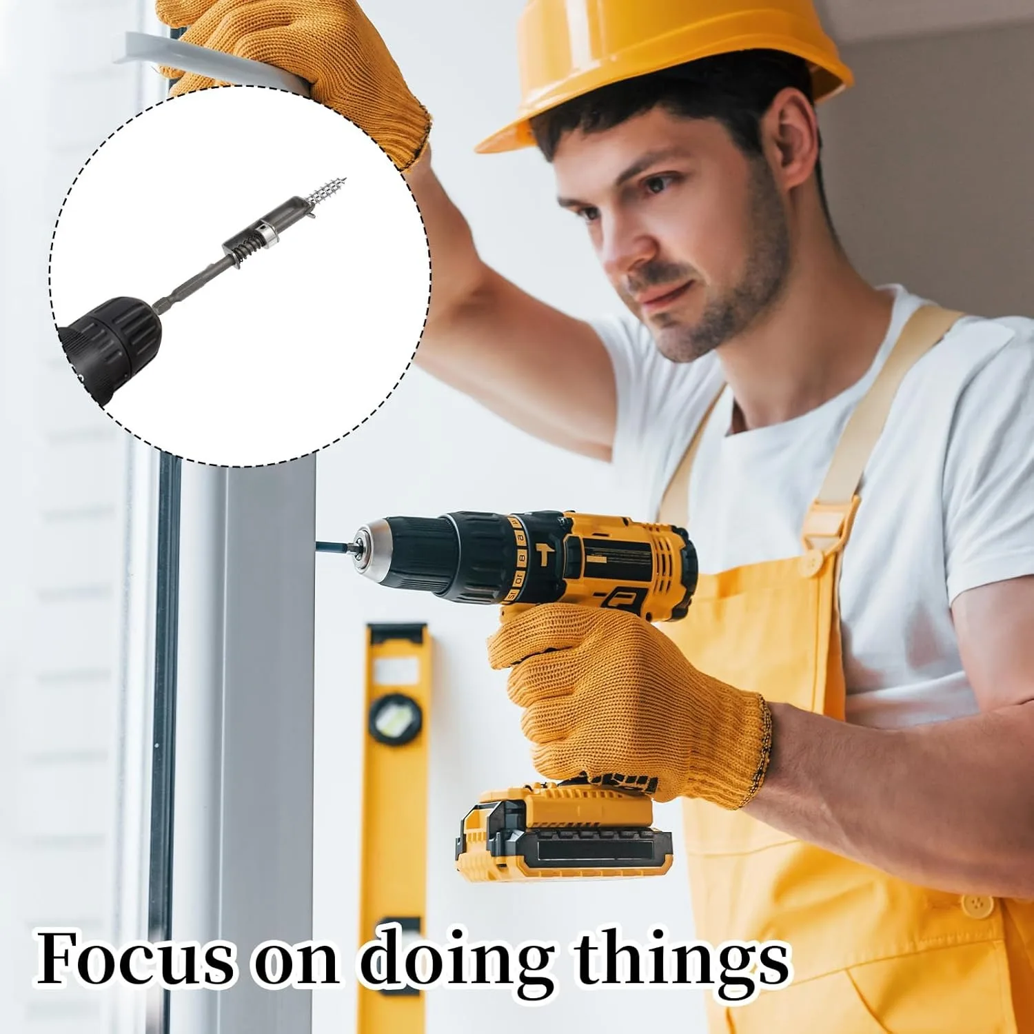 Durability High Hardness Steel Screwdriver Anti Drops for Longevities and Resistance Home Repair Screw Holder