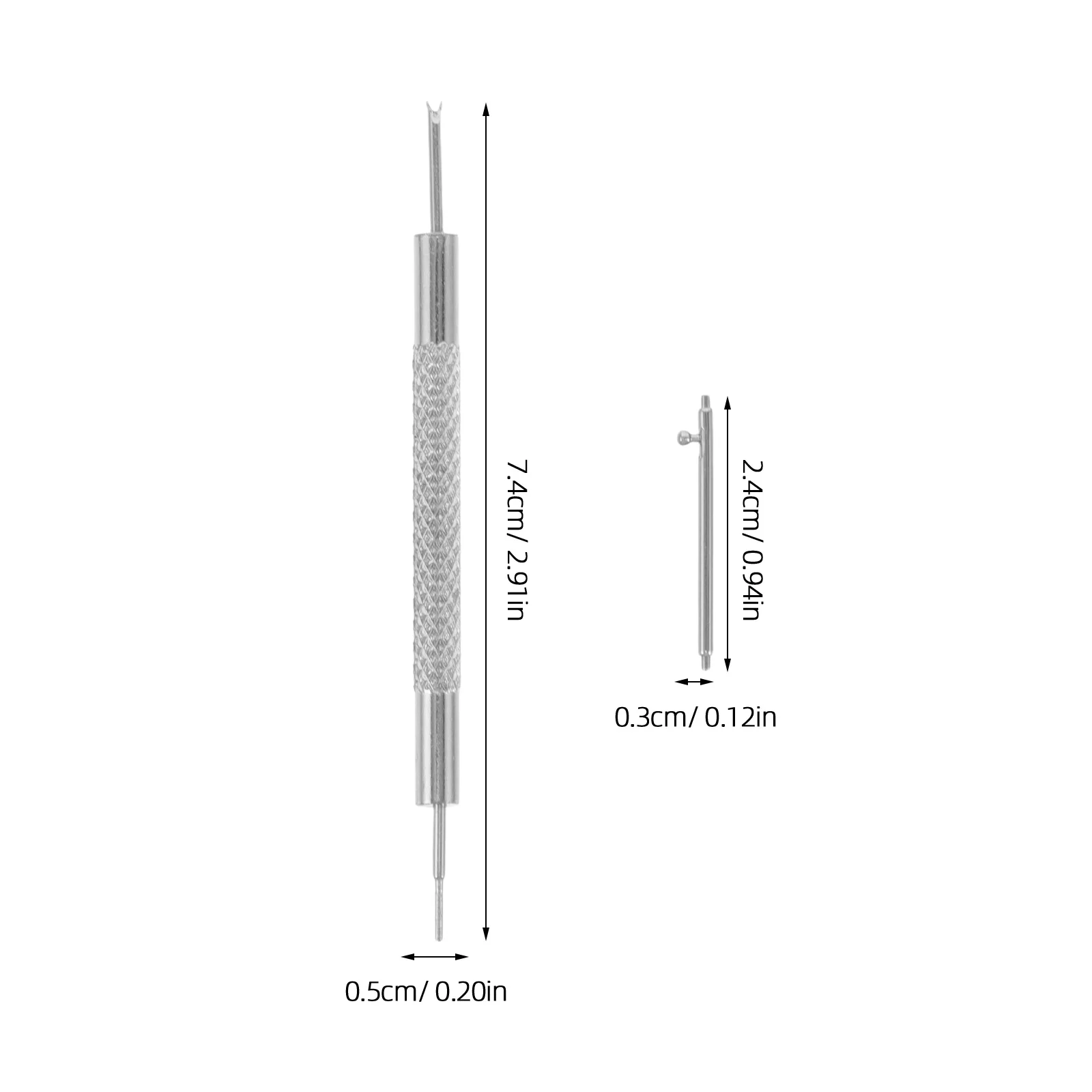 110Pcs Stainless Steel Watch Band Pins Heavy Duty Spring Bar Replacement Kit with Quick Release Mechanism for Effortless Strap