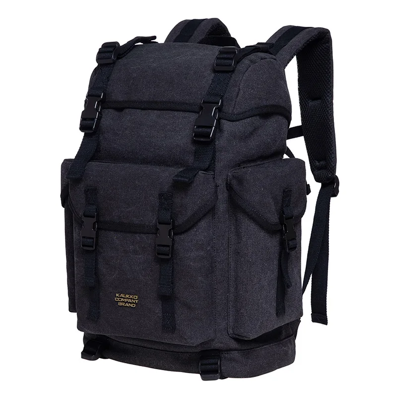 Large capacity retro canvas backpack