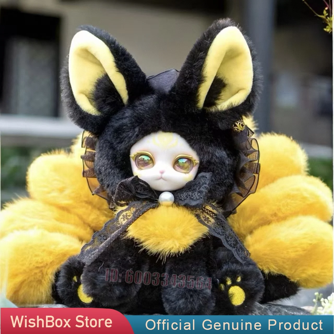 

Auspicious Nine-Tailed Fox Vinyl Plush Blind Box Mystery Box Toy Wishes With Auspicious Meanings Perfect For Giving To Friends