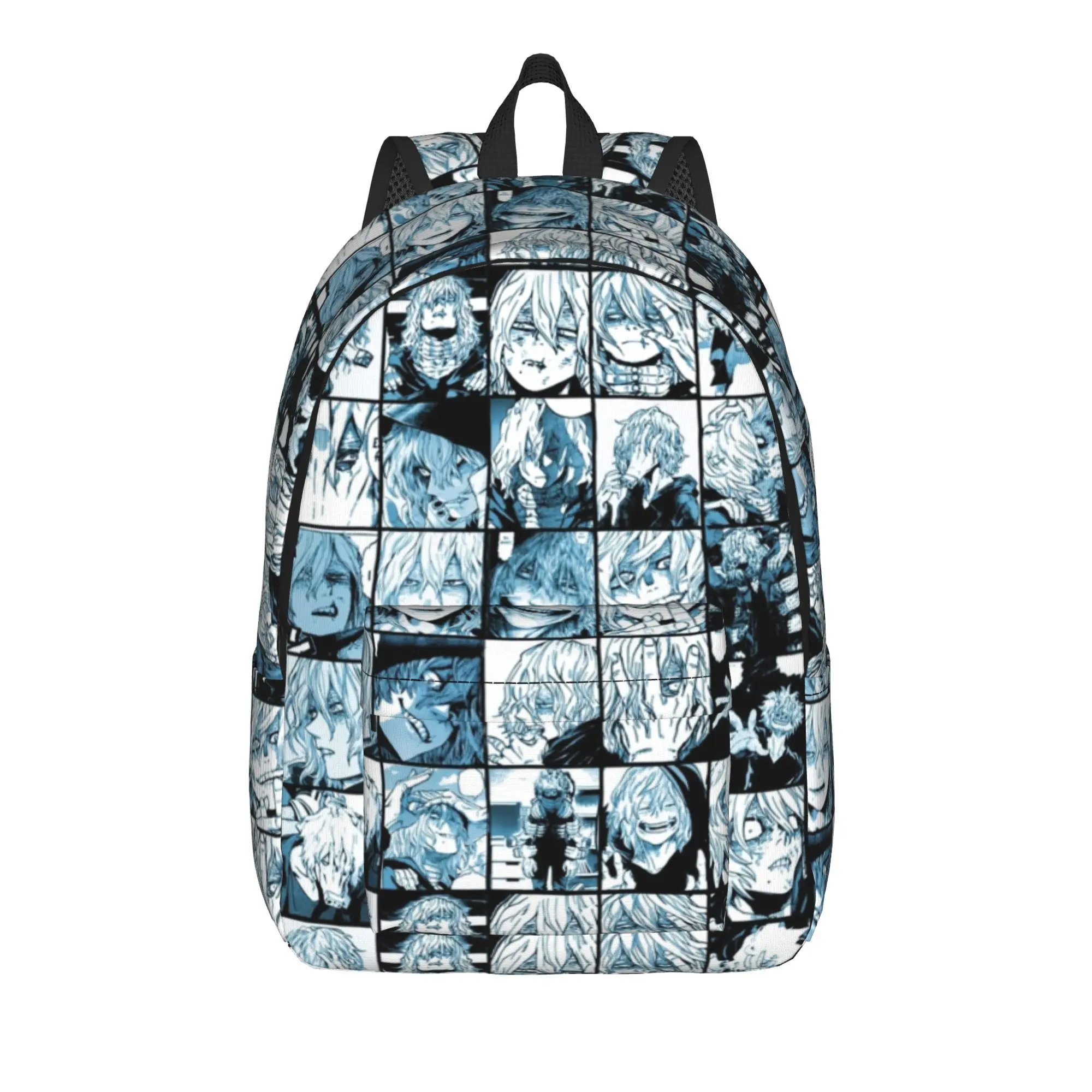 Boku No Collage Academy Anime Backpack for Men Women Casual High School Hiking Travel Daypack MHA Laptop Shoulder Bag Sports