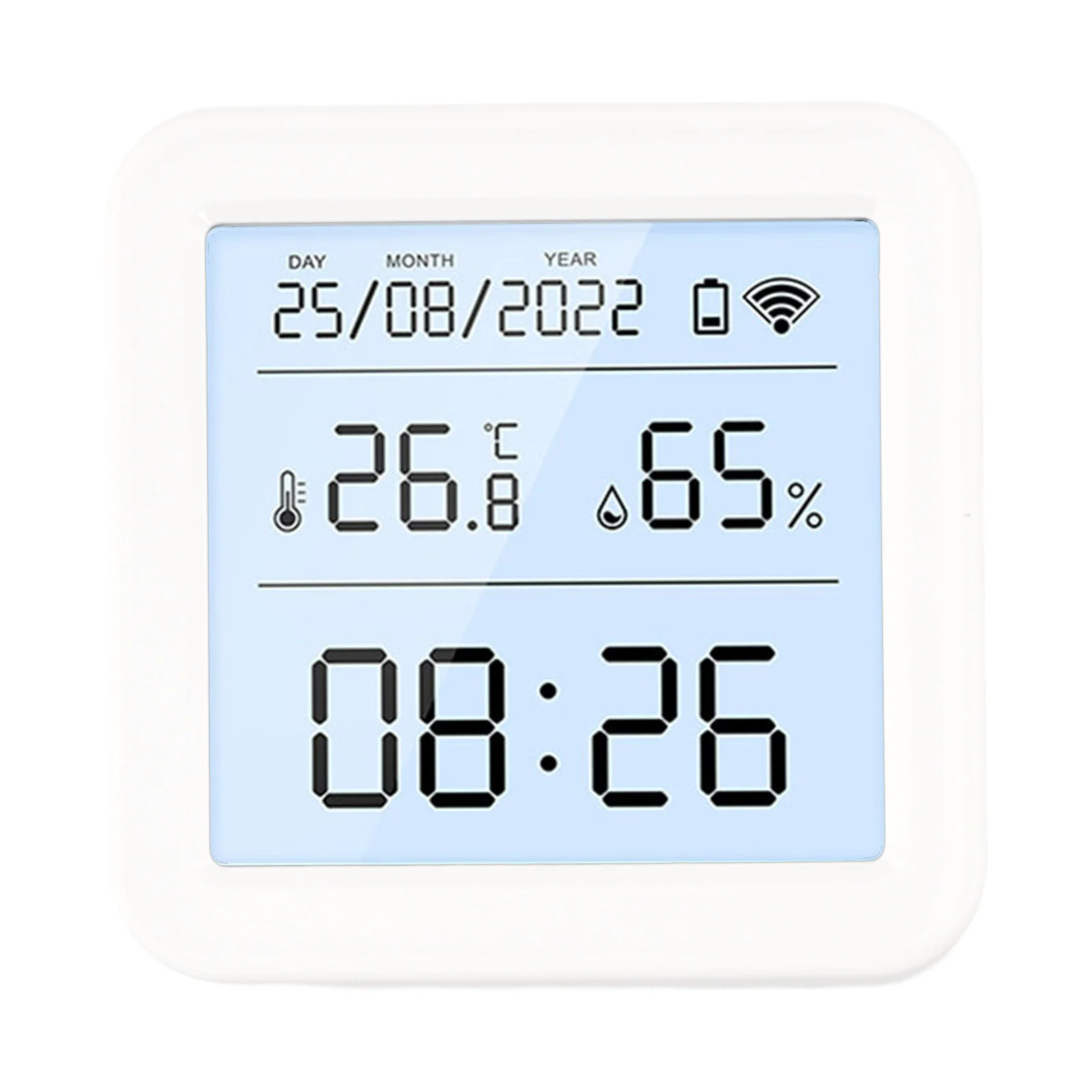 

Автоматизированный домашний климат-контроль, интеллектуальное управление приложением, как показано на рисунке, цифровой гигрометр, точные измерения влажности