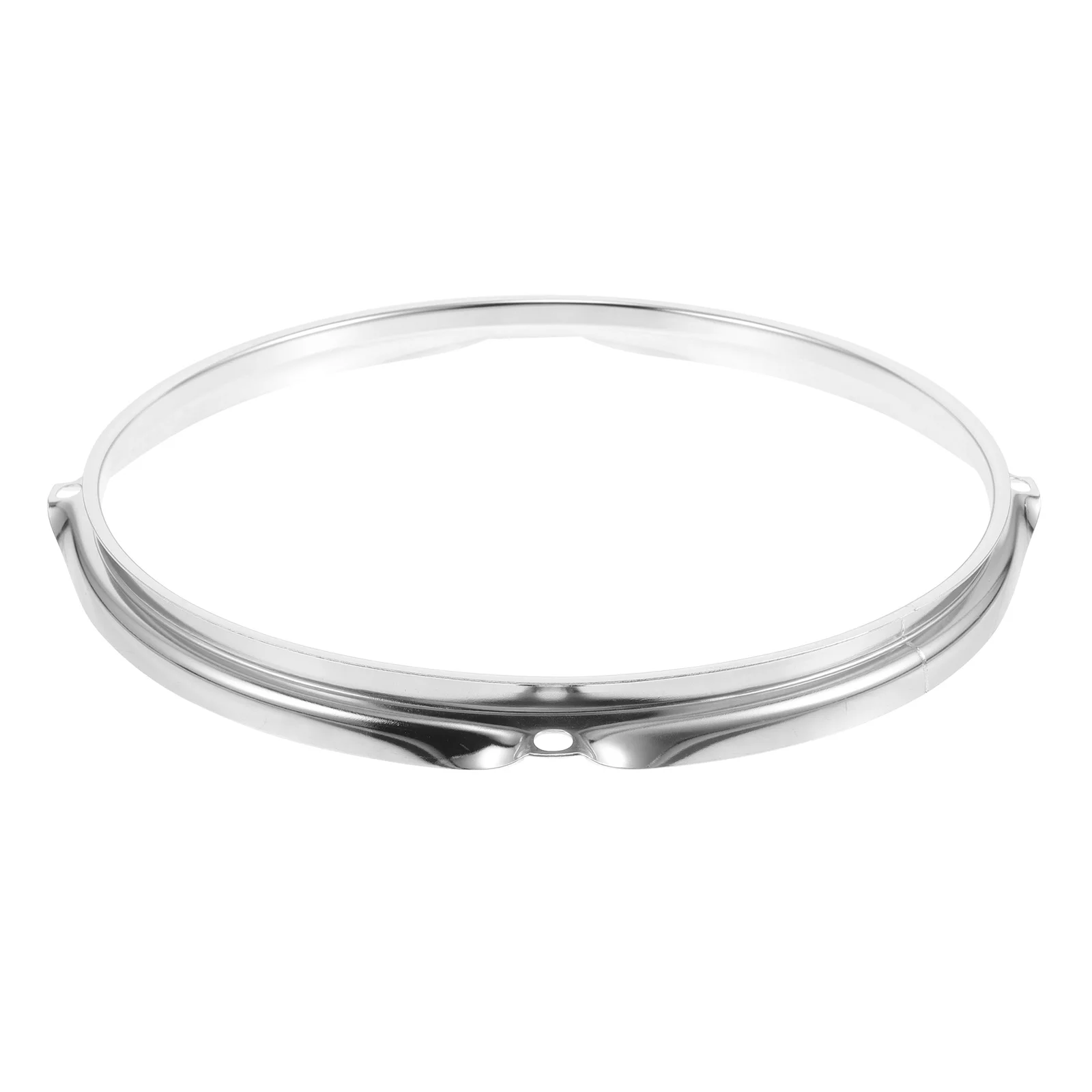 

1pcs Snare Hoop 10 Inch 4 Hole Metal Ring Instrument Accessories Drum Hoop Repair Precision Stamping Stable Performance