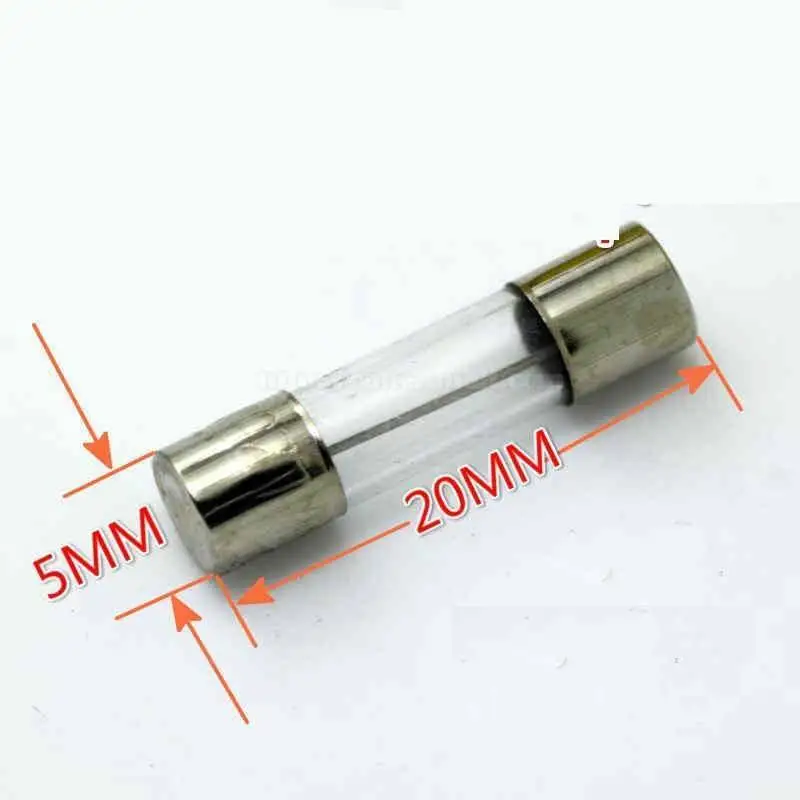 Glass Fuse Quick Fast Blow 5*20mm 250V 0.1A 0.2A 0.25A 0.3A 0.4A 0.5A 0.75A 1A 1.5A 2A 2.5A 3A 4A 5A 6A 8A 10A 15A 20A 25A 30A