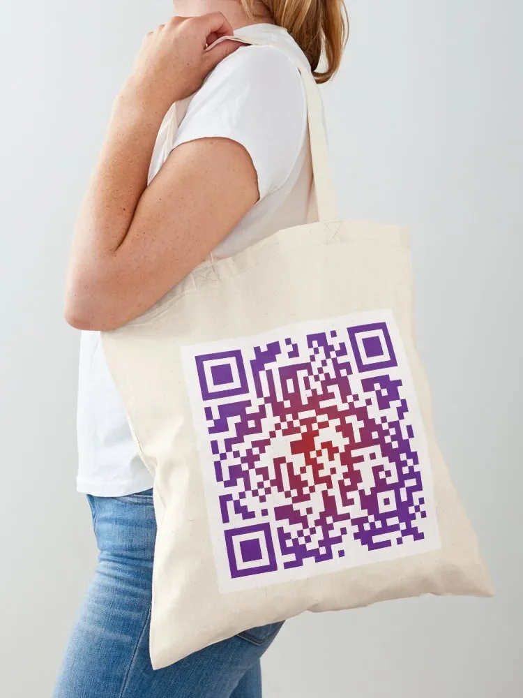 Sexy Sax - Careless Whisper - QR Code Tote Bag foldable reusable bag Gift bag Canvas stote