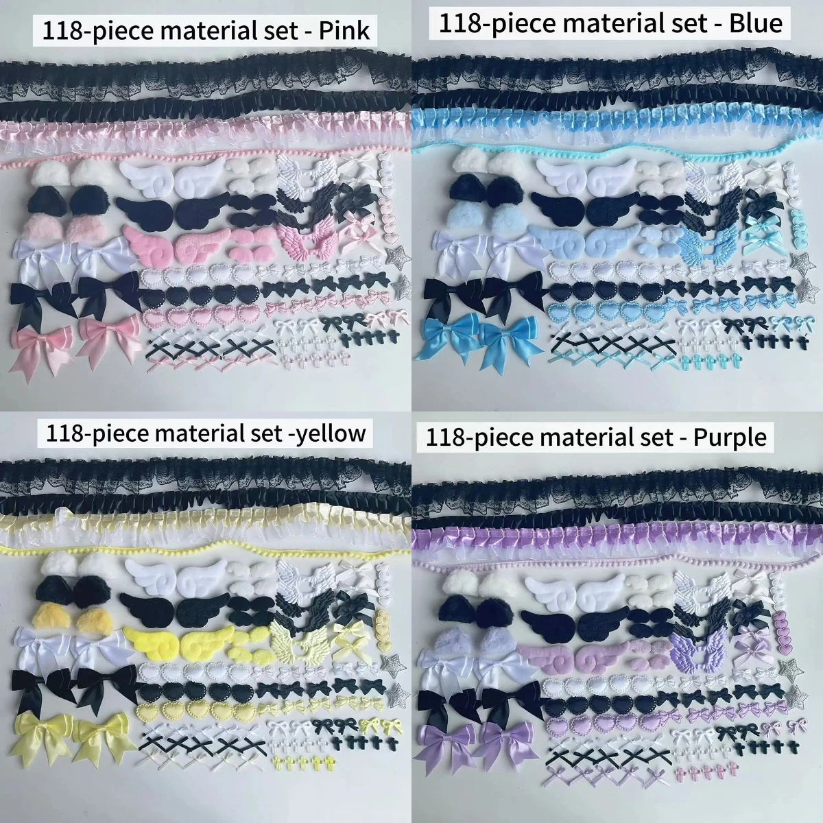 118pcs/Set Cartoon Card Cover Decoration Accessories DIY Plush Ear Handmade Gift Decoration: A Comprehensive Review