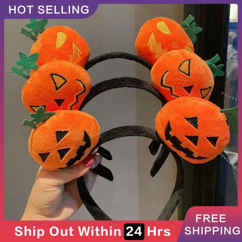 Pumpkin Headband Fun Halloween Accessories Lovely Holiday Ghost Headdress Headwear Funny Headband Trend Comfortable