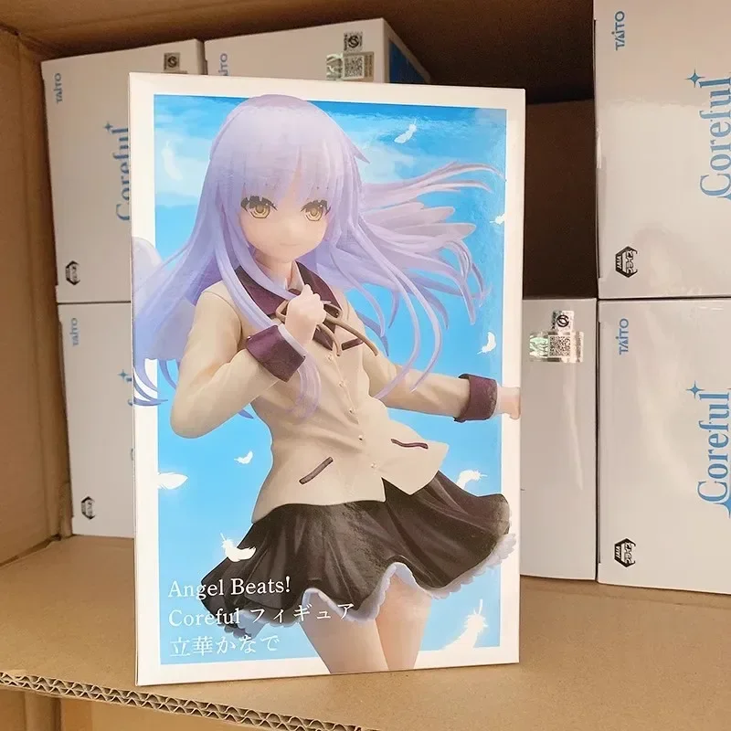 Genuine Stock TAITO Angel Beats Limited Edition School Uniform Scenery Gift Anime Movable Figurine Model Toy Peripheral