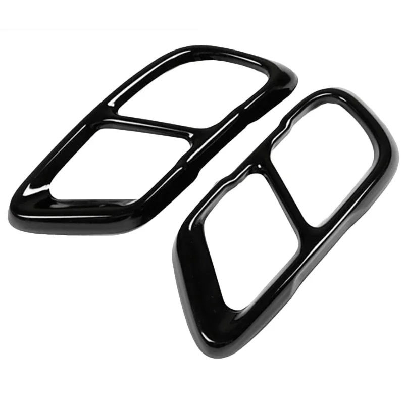 Exhaust pipe tail throat accessories for BMW X5 G05 X6 G06 X7 G07 2019-21 Bright black Car Tail pipes Exhaust Pipe Muffler Cover