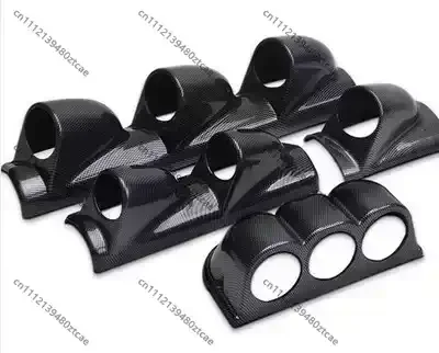 Carbon Fiber Gauge Holder 2.5 Inch Water Temperature Meter Shell A Pillar Mount Bracket For General Vehicle Racing Modification