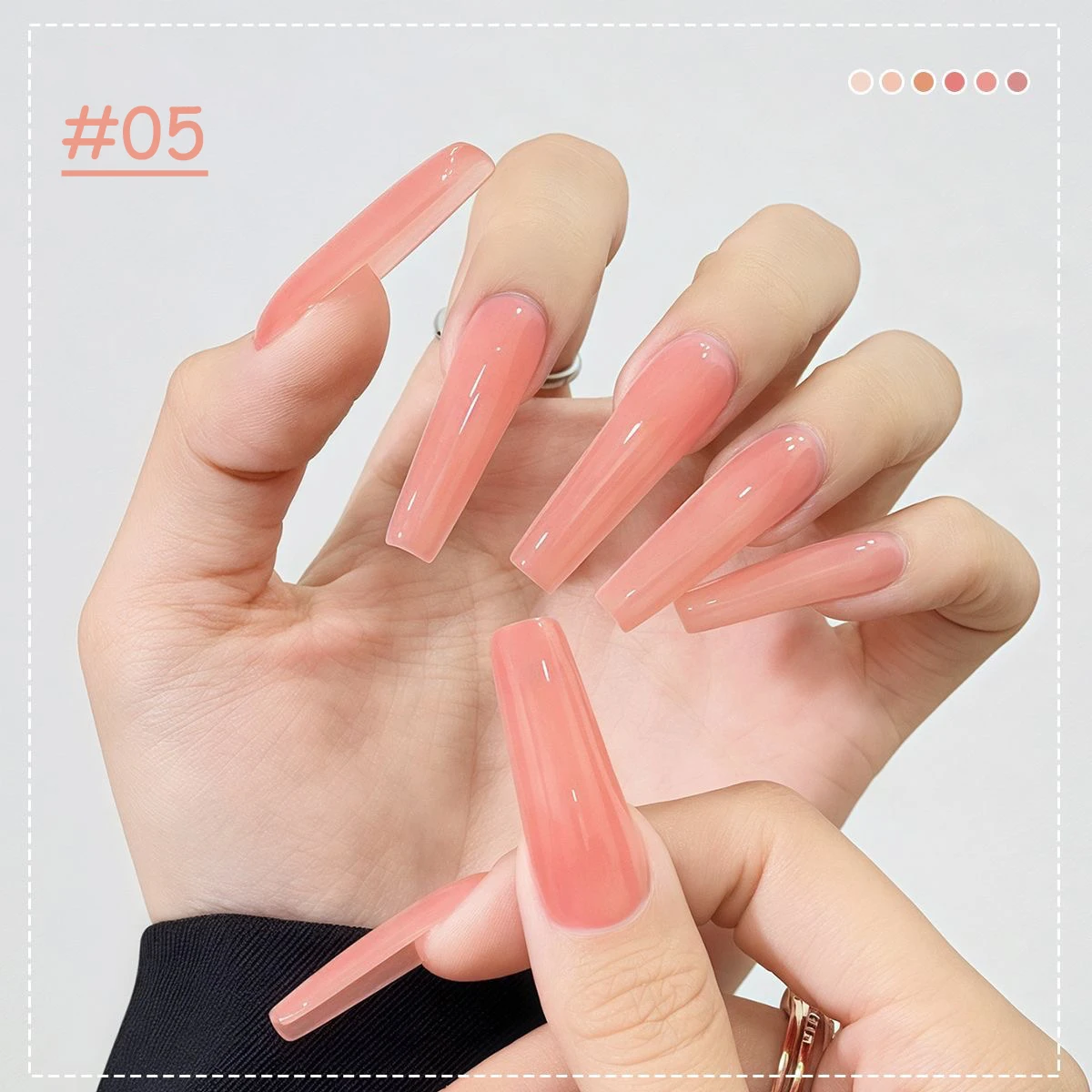 샤카 10ml 신상 인기 아이스 핑크 네일 젤 폴리쉬 세트 세미 퍼머넌트 네일 아트 소킹 UV LED 네일 살롱 DIY 네일 살롱 젤 4개 판매