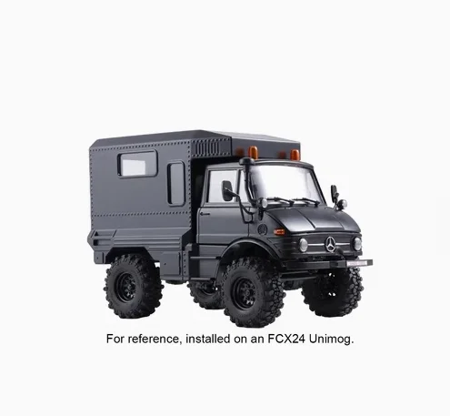 Recreation vehicle Camping travel RV tourism Rear bucket For FMS 1/24 FCX24 Unimog 42  ROCK CRAWLER AXIAL SCX24 GT24 Truck