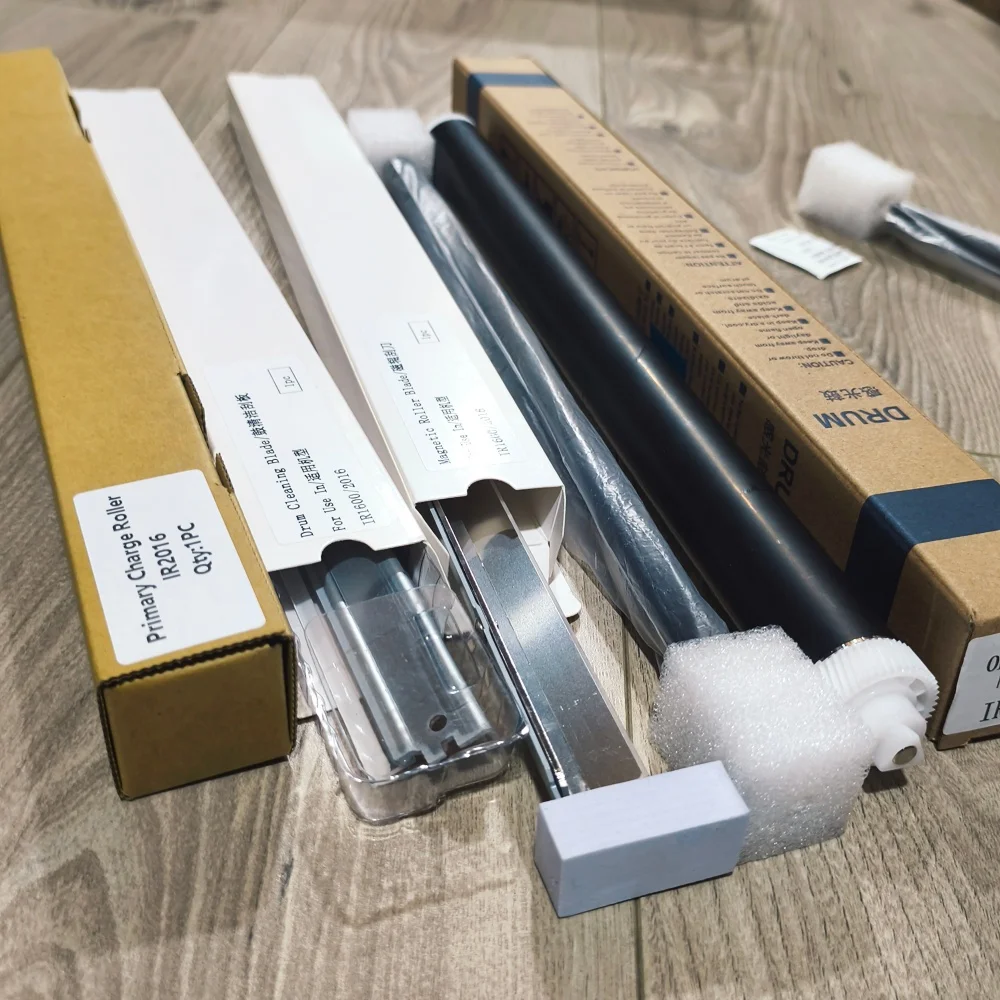 1Set NPG-28 Drum Unit Parts IR2016 PCR Charge Roller+OPC Drum+Drum Cleaning Blade For Canon IR 2016 2020 2022 2025 2030 2420