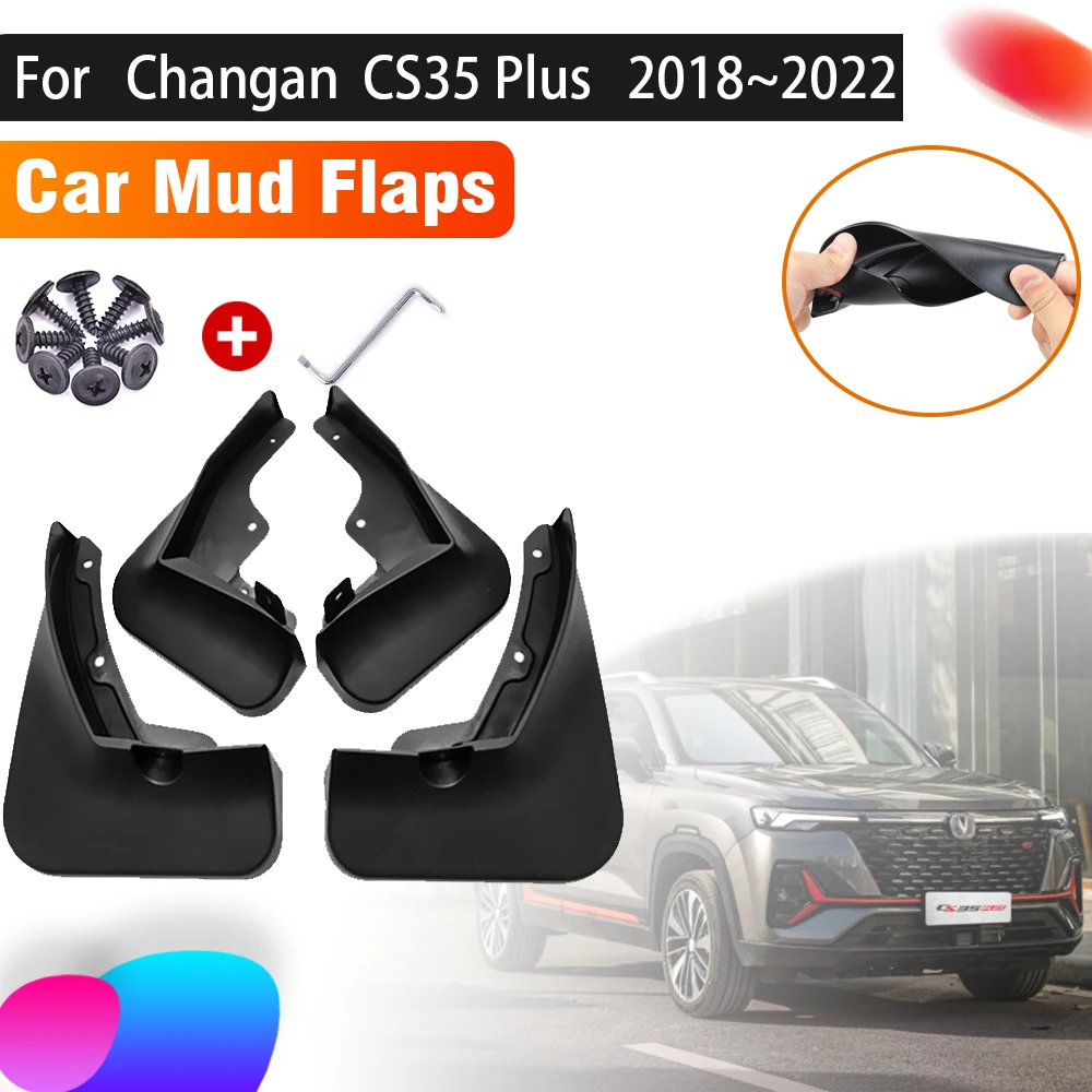 

Аксессуары для Changan CS35 Plus 2022 2018 ~ 2022 автомобильный брызговик, переднее заднее крыло, брызговик, аксессуары, брызговики