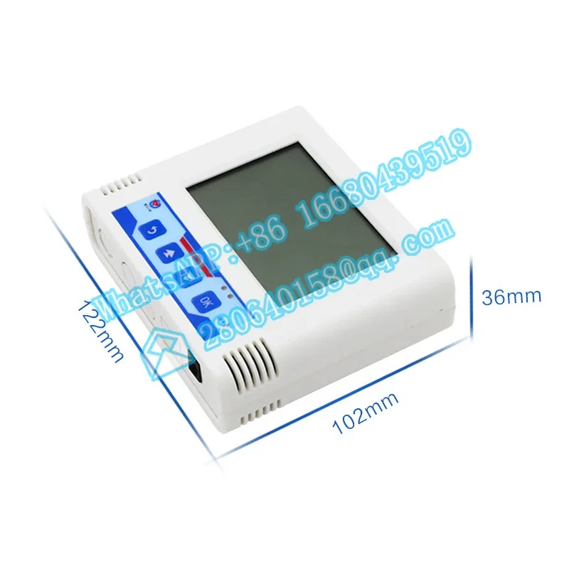 Digital LCD display wireless temperature and humidity sensor with wifi