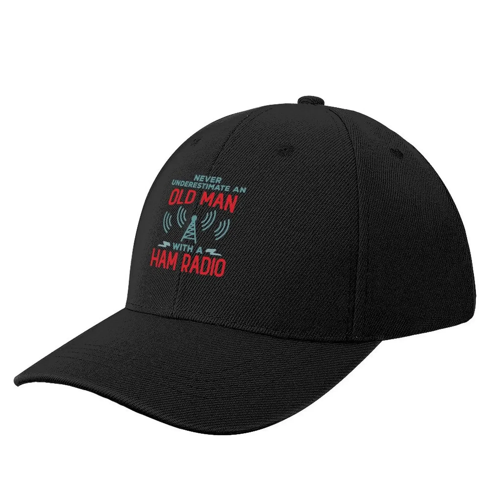 Never Underestimate an Old Man with a Ham Radio Baseball Cap Beach tea Hat Golf Luxury Man Hat Women's Golf Wear Men's