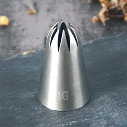 #1G Large Size Cake Cream Piping Nozzles Decoration Stainless Steel Icing Tips Cupcake Pastry Tools